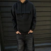 Buzo Oversize Negro canguro