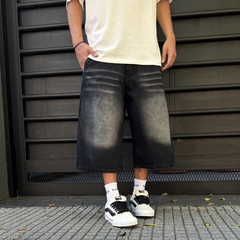 BERMUDA BAGGY SNOW BLACK 3/4