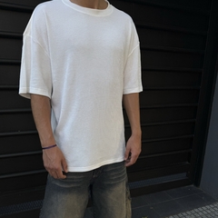 Remera Panal white (Oversize) - comprar online