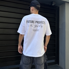 Remera Oversize Future white