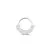 Piercing argola cravejada duas fileiras - comprar online