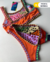 Top com alça + calcinha cintura alta (dupla face) - estampa original FARM - comprar online
