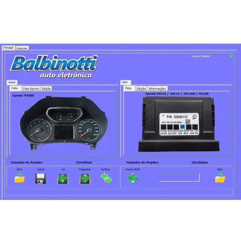 Script UPA Balbinotti v5 Seriais: 050D5A5B e 0544961E