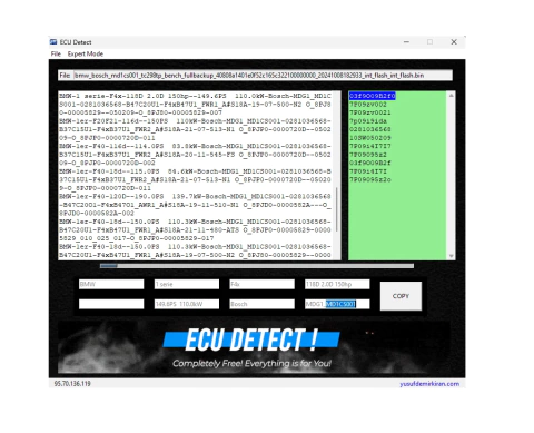 ECU DETECT SOFTWARE TOOL FULL 2024