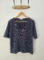 Blusa Texturizada Decote V - comprar online