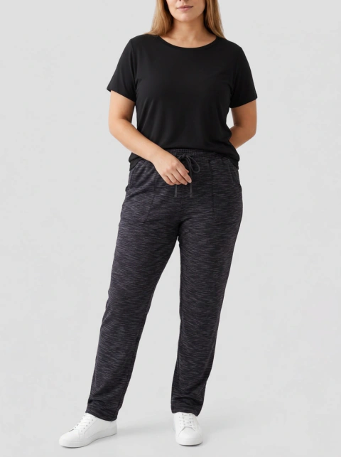 Calça Texturizada Bolso Faca - 006542 - xl