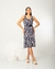 Vestido Estampado Babado - comprar online