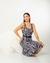 Vestido Estampado Babado