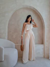 CONJUNTO PANTALONA ASSIMÉTRICO BEGE