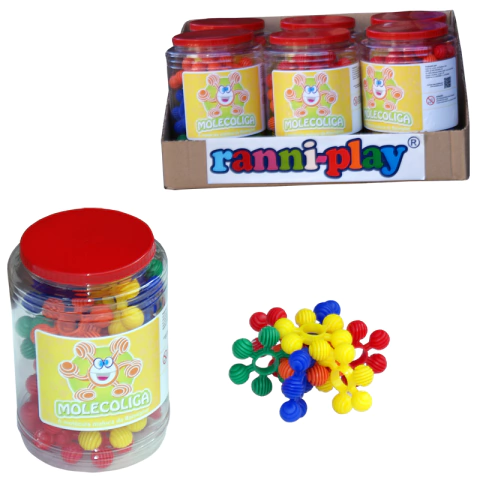 Caixa C/6 Potes Kit Molecoliga 24 pçs em cada pote