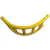 Escada pequena tubular curva amarela - comprar online
