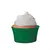 Forminha Para Mini Cupcake Verde Bandeira N.02 Lisa Mago 45un - comprar online