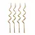 Vela Espiral Dourada - comprar online