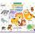 Livro com Peças Para Encaixar e Aprender: Conhecendo os Animais - Editora Ciranda Cultural