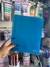CARPETA 2 TAPAS N3 TRANSPARENTE AZUL
