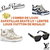 ¡Louis Vuitton Skate + Lentes De Regalo