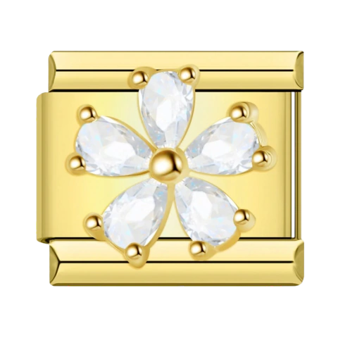 FLOR CON BRILLOS