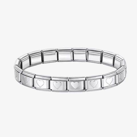 BRAZALETE ITALIANO CORAZON - comprar online