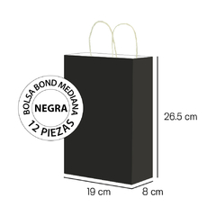 Bolsa Papel Bond Mediana con Asa - Optimus