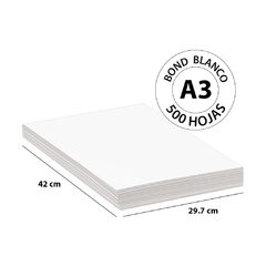 Bond Blanco A3 500 Hojas - comprar en línea