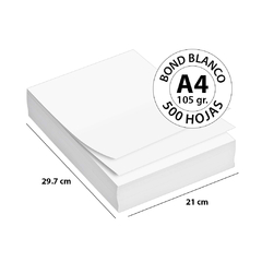 Imagen de Bond Blanco A4 500 Hojas