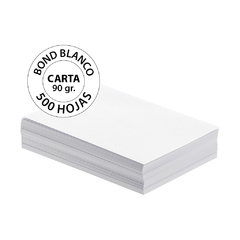Bond Blanco Carta 500 Hojas