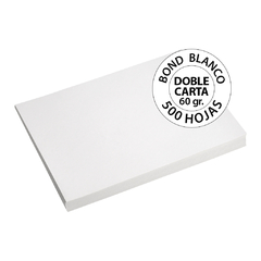 Bond Blanco Doble Carta 500 Hojas en internet