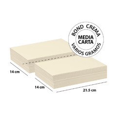 Bond Crema Media Carta - comprar en línea