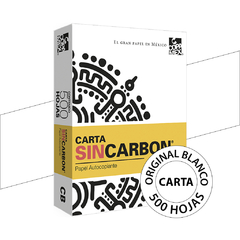 Papel Autocopia Sin Carbón Original Blanco Carta - 500 Hojas