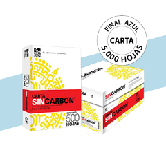 Papel Autocopia Sin Carbón Final Carta 5,000 Hojas