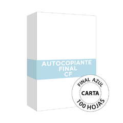 Papel Autocopia Final Carta - 100 Hojas