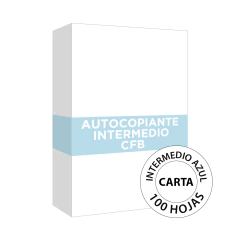Papel Autocopia Intermedio Carta - 100 Hojas