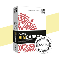 Papel Autocopia Sin Carbón Intermedio Carta - 500 Hojas - Optimus