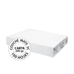 Couche 2C Mate Carta 100 Hojas