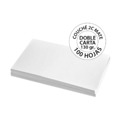 Couche 2C Mate Doble Carta 100 Hojas