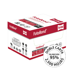 Fotobond Doble Carta 75 gr 2,500 Hojas