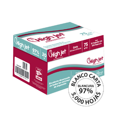 High Jet Carta 75 gr 5,000 Hojas
