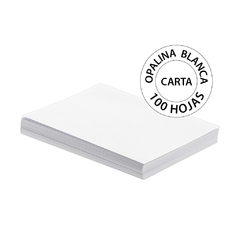 Opalina Blanca Carta 100 Hojas - comprar en línea