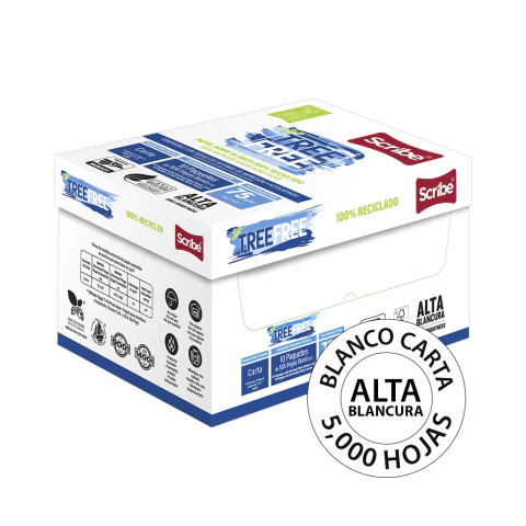 Scribe Tree free Carta 75 gr 5,000 Hojas