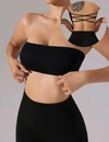 Strapless abertura trasera