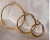 Argola Lisa Renata dourada - comprar online