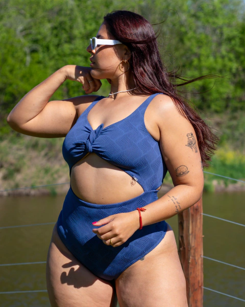 Entera Coco Vedetina Azul Textura