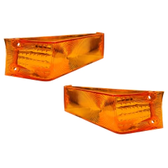 Par Lente Lanterna F4000 F1000 Seta Pisca Dianteiro Ambar