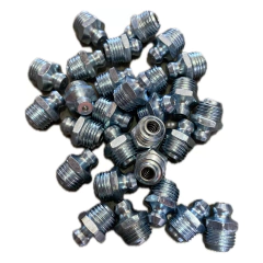 Kit Bico Graxeira Engraxadeira Reta 10mm Uso Geral - 10 Uni