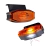 Lanterna Lateral Carreta Led Exclusive Laranja Vigia 12v 24v