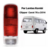 Par Lente Lanterna Traseira Kombi Clipper Carat 76 A 14 Rubi - comprar online