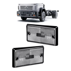 Par Lanterna Pisca Lateral Caminhão Worker Vw 8120 2003 2004