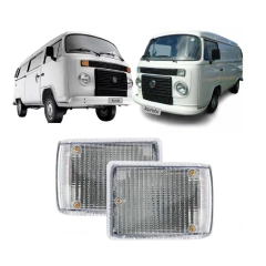 Par Lanterna Cristal Dianteira Pisca Kombi 2005 a 2009
