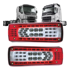 Par Lanterna Led Volvo Caminhão Fh Fm Vm 24v Nova