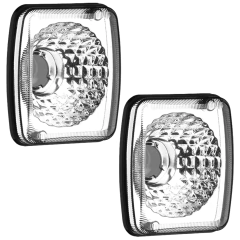 2 Lanterna Para Caixa 1202 Cristal S1204cr